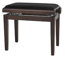 GEWA Piano bench Deluxe walnut dark mat